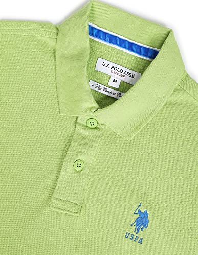 U.S. Polo ASSN. Men's Cotton Slim Fit Solid Polo Shirt - Image 3