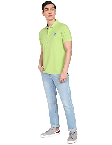 U.S. Polo ASSN. Men's Cotton Slim Fit Solid Polo Shirt - Image 4