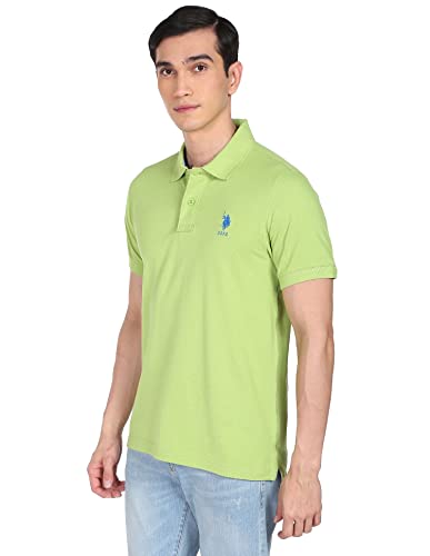 U.S. Polo ASSN. Men's Cotton Slim Fit Solid Polo Shirt - Image 5