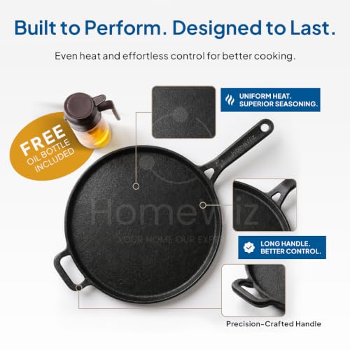 HomeWiz Cast Iron Roti Tawa