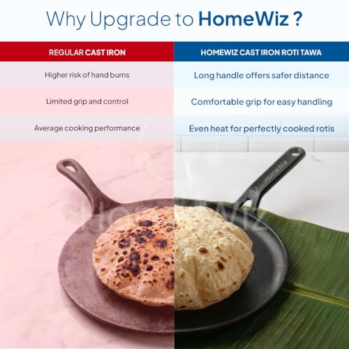 HomeWiz Cast Iron Roti Tawa