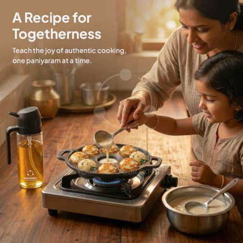 HomeWiz Cast Iron Appe Pan