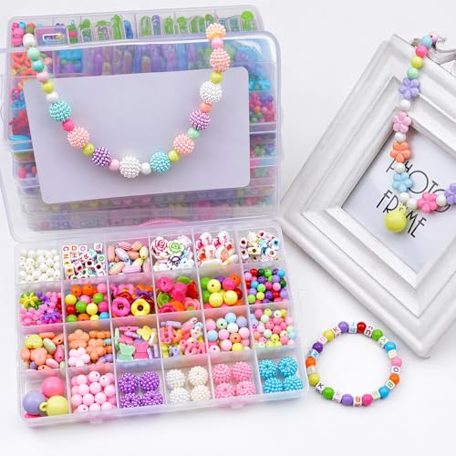SYGA Plastic Beads for Kids