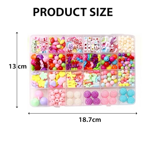 SYGA Plastic Beads for Kids
