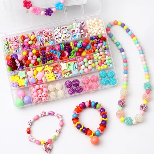 SYGA Plastic Beads for Kids