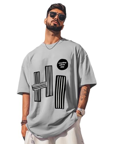 AUSK Mens Loose Fit Oversized