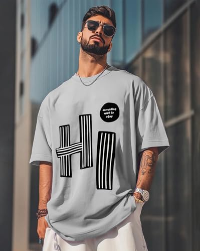 AUSK Mens Loose Fit Oversized