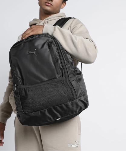 Puma Unisex-Adult Elite Mesh 3 Compartment Backpack, Black (9151201) - Image 2