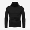 AUSK Mens High Neck Tshirts
