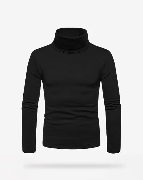 AUSK Mens High Neck Tshirts