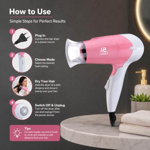 Foldable Hair Dryer for Women