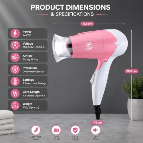 Foldable Hair Dryer for Women
