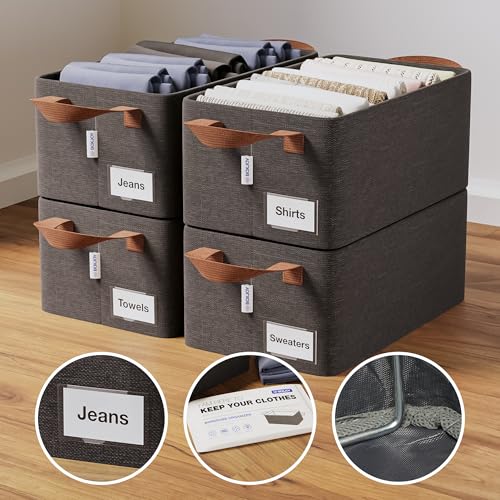 BOXJOY 4 Pcs Wardrobe Cloth