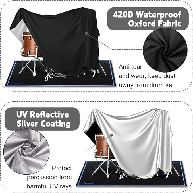 MUTMAIN Drum Set Dust Cover