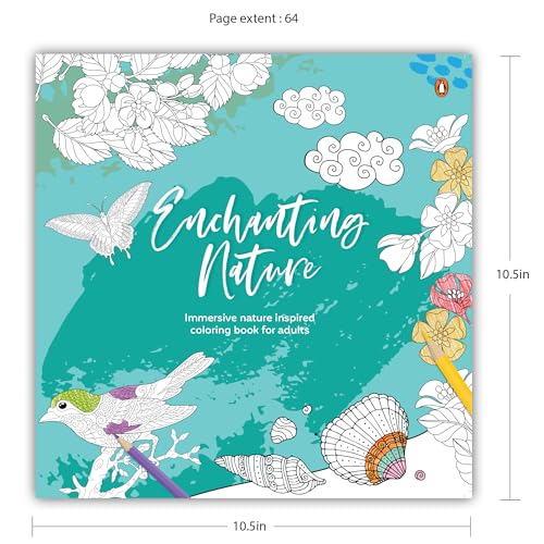 Enchanting Nature: Coloring Book