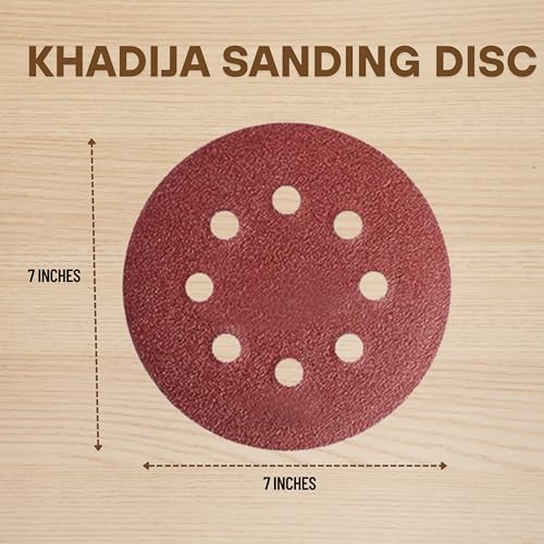 KHADIJA 7-Inches Round Sanding Disc