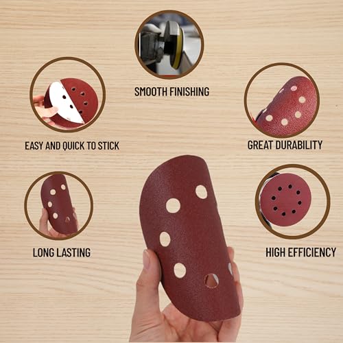 KHADIJA 7-Inches Round Sanding Disc