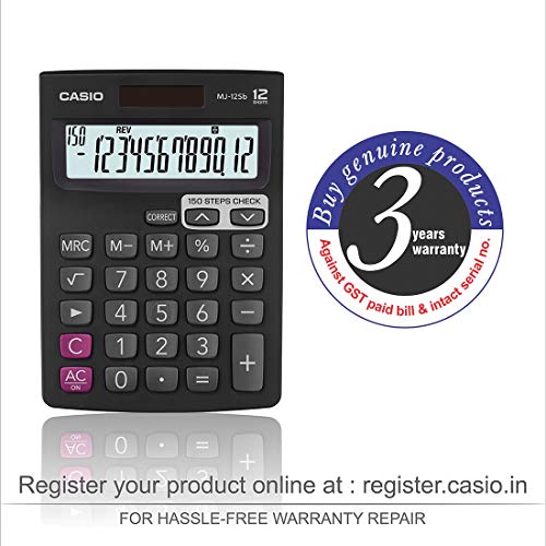 Casio MJ-12Sb Desktop Calculator - Image 6