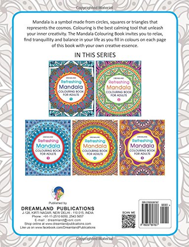 Refreshing Mandala – Colouring Book