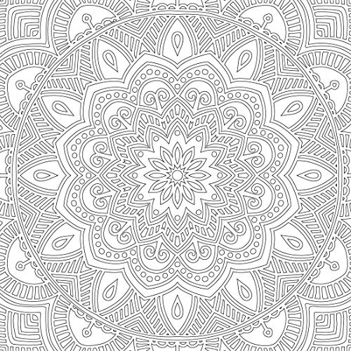 Refreshing Mandala – Colouring Book