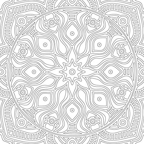Refreshing Mandala – Colouring Book