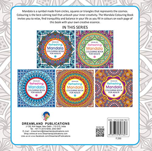 Refreshing Mandala – Colouring Book