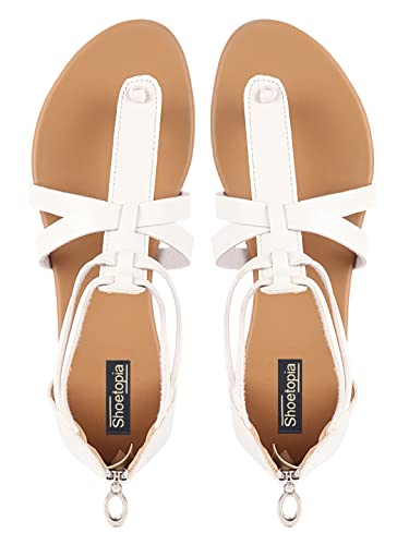 Shoetopia Women's Casual Flat Sandals - Image 4