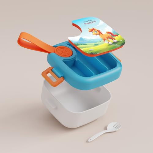 Plastic Lunch Box with Spoon