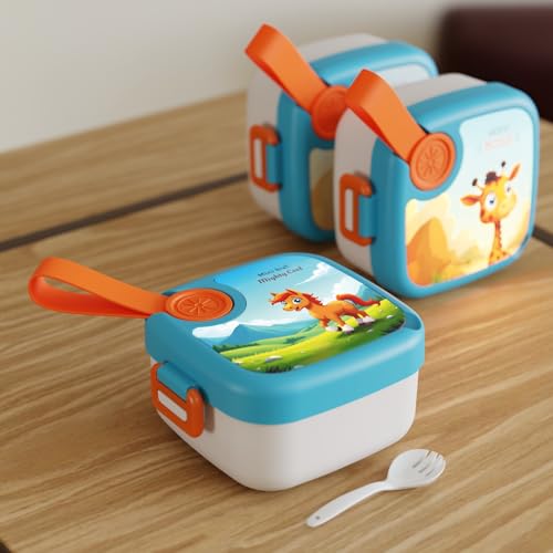 Plastic Lunch Box with Spoon