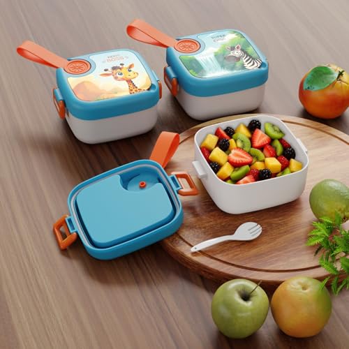 Plastic Lunch Box with Spoon