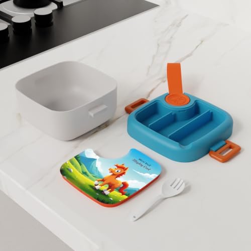 Plastic Lunch Box with Spoon