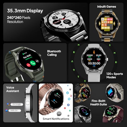 Fire-Boltt Talk Round Smart Watch