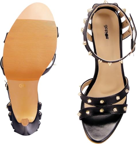 Action Women's Platform Sandals|Studded Straps
