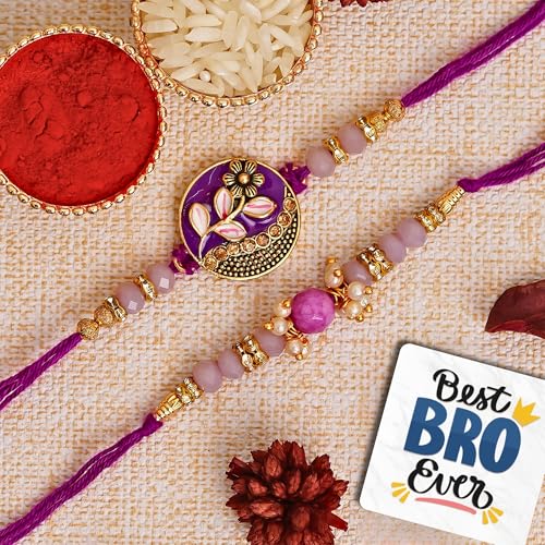 eCraftIndia Set of 2 Purple
