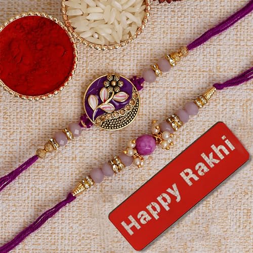 eCraftIndia Set of 2 Purple