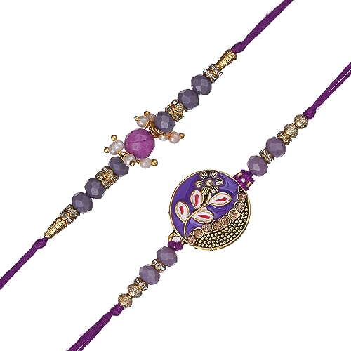 eCraftIndia Set of 2 Purple