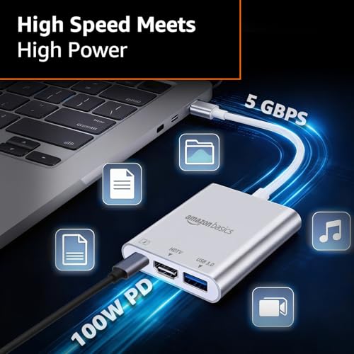 Amazon Basics 3-in-1 USB Type