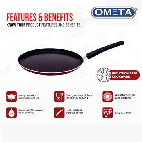OMETA Aluminium Non-Stick Non-Induction Healthy