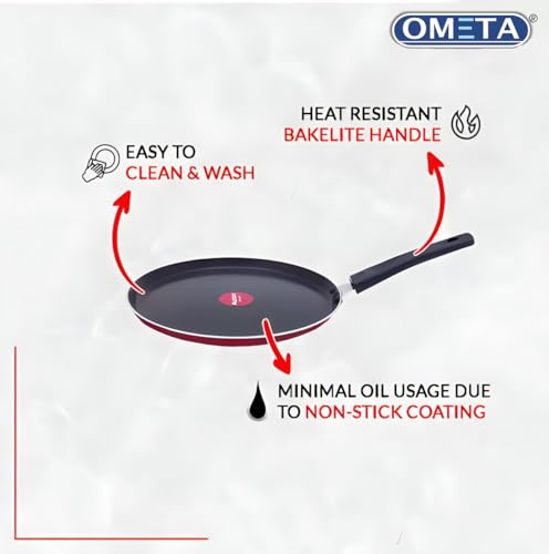 OMETA Aluminium Non-Stick Non-Induction Healthy