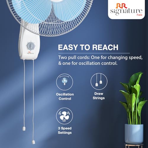 RR Signature 400 MM Zello Wall Fan For Home (2 Year Warranty) - Image 5