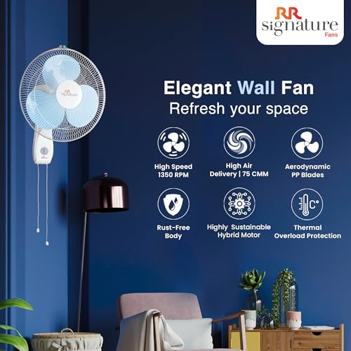 RR Signature 400 MM Zello Wall Fan For Home (2 Year Warranty) - Image 7
