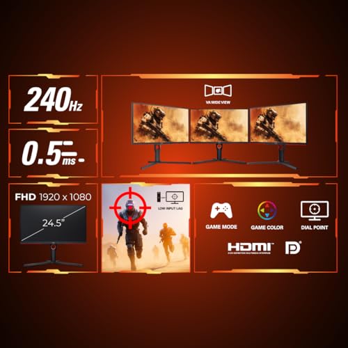 AOC 25G3ZM/BK 24.5" FHD Gaming