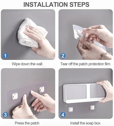 RERANT Wall Mounted Soap Holder