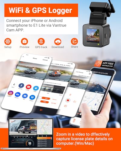 Vantrue E1 Lite 1080P WiFi