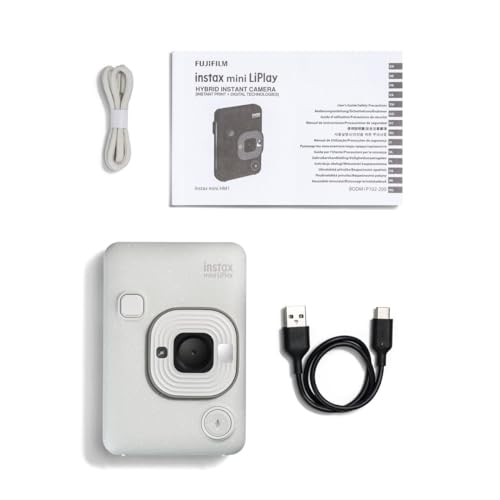 Fujifilm Instax Mini LiPlay Hybrid Instant Camera (White) - Image 5