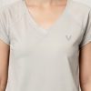 UZARUS Women's V-Neck Regular Fit