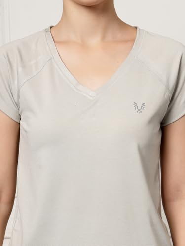 UZARUS Women's V-Neck Regular Fit