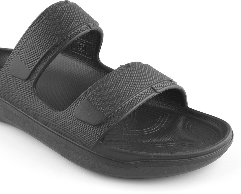 RED TAPE Men Slides (Black , 8) - Image 2
