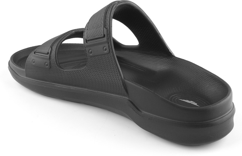 RED TAPE Men Slides (Black , 8) - Image 3