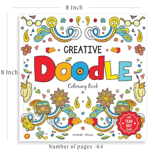 Creative Doodle Coloring Book :